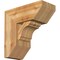 Ekena Millwork Olympic Slat Rough Sawn Bracket w/ Offset Brace, Western Red Cedar, 8"W x 18"D x 18"H BKT0806X18X18OLY06RWR - alternate 1